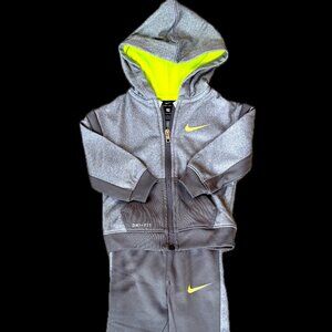Nike 12 month Gray Dri-Fit Sweatsuit